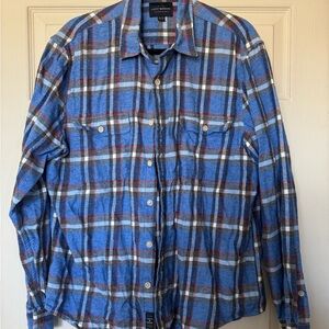 Lucky Brand Blue Men's Plaid Shirt